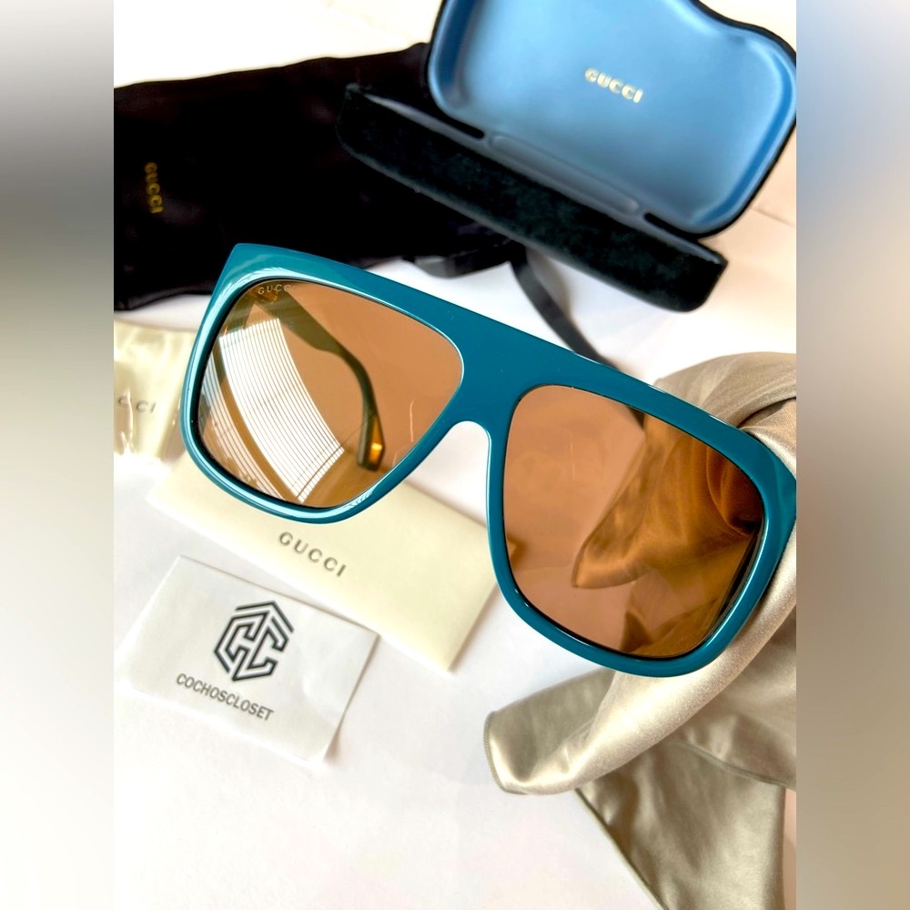 GUCCI OVERSIZED SUNGLASSES GG0467S GG0467 Women Unisex Female Men Gucci 0467s - Picture 9 of 13